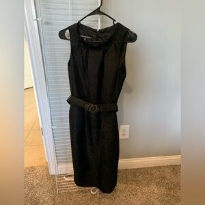 Black Textured Jones Wear Dress